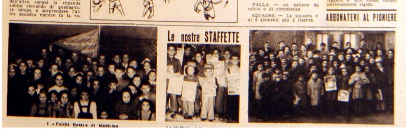 Gruppo Falchi Rossi di Medicina BO Pioniere n24. 17 giugno 1951