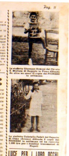 Staffetta di Olmo AR Pioniere n43 del 2 novembre 1952