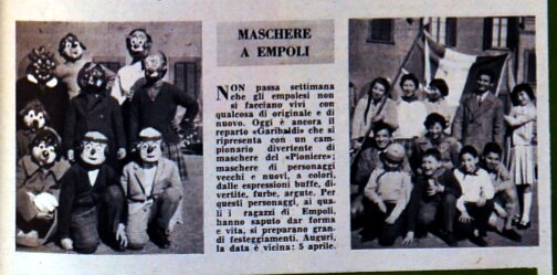 Maschere ad Empoli n.13 29 marzo 1959