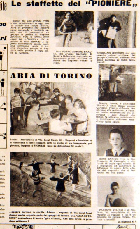Staffeta di Genova Bolzaneto n18. 5 maggio 1951