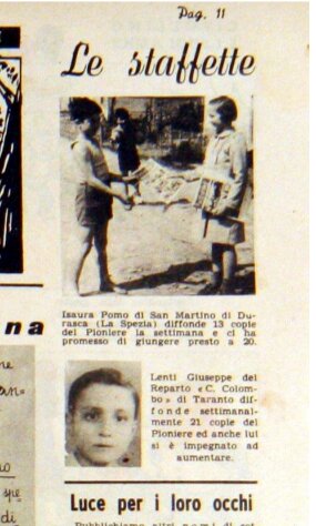 Staffete di San Martino di Durasca SP Pioniere n27 del 6 luglio 1952