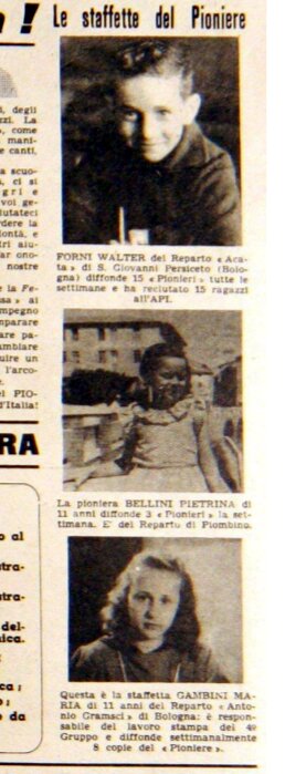 Staffette di Piombino LI Pioniere n39. 7 ottobre 1951