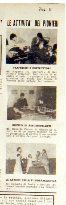 Gruppo Pionieri Aereomodelisti di Milano Pioniere n25 del 22 giugno 1952