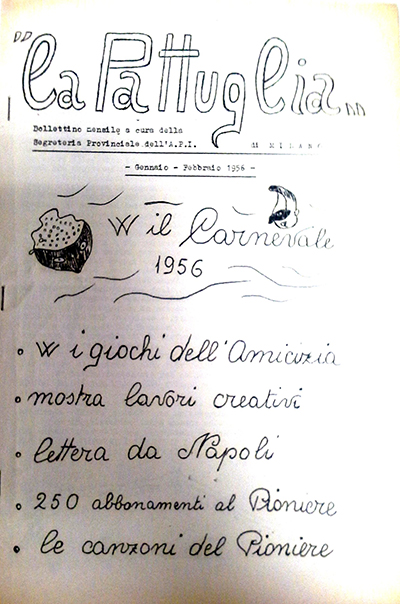 La Pattuglia bollettino API Milano Documento della Fondazione Istituto Piemontese Antonio Gramsci di Torino