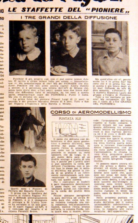 Staffette di Barona MI Pioniere n32. 12 agosto 1951