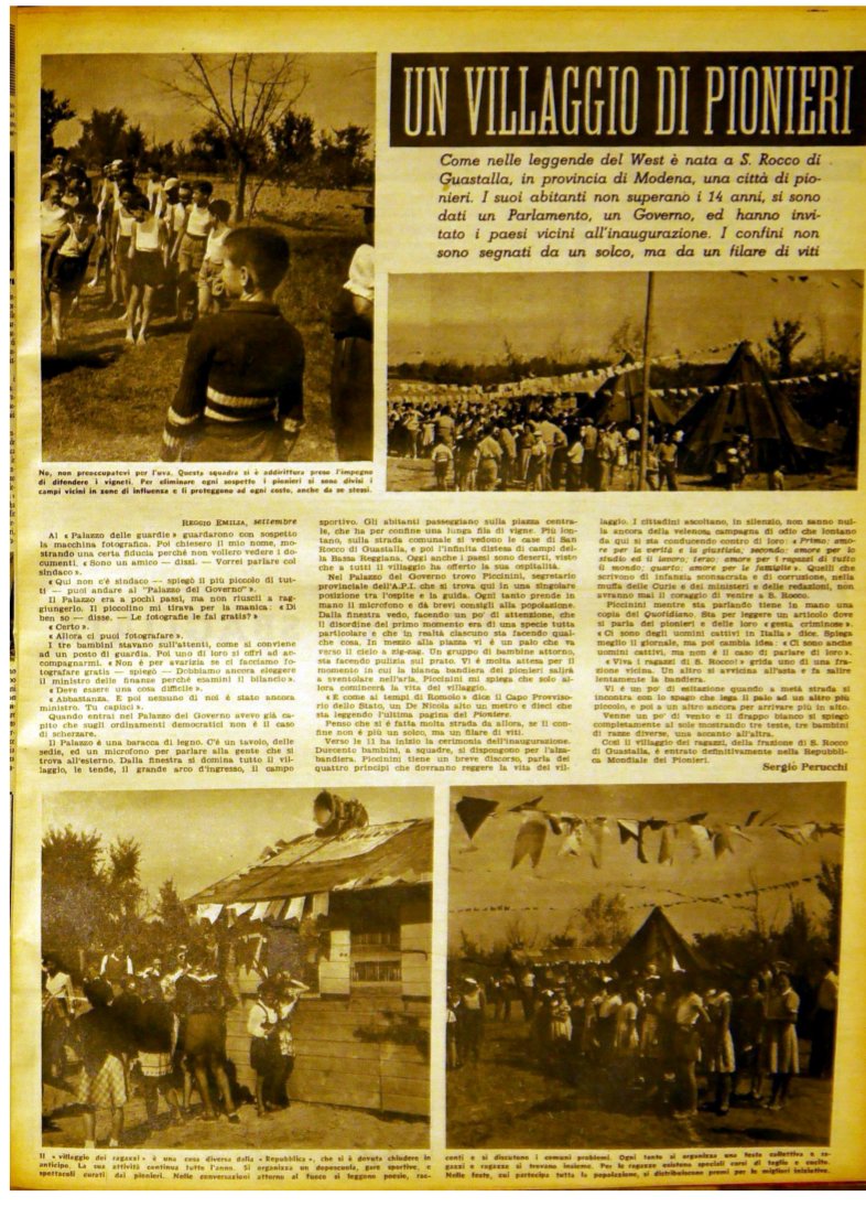 Campeggio API a Guastalla Modena 1950
