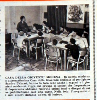 Casa della giuventu Pioniere n20 17 maggio 1959