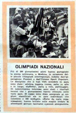 Olimpiadi API Pioniere n. 41 27 ottobre 1957