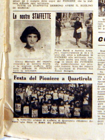 Pionieri di Quartirola MO Pioniere n33. 26 agosto 1951
