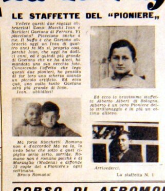 Staffeta di Marzaglia MO n16. 21 aprile 1951