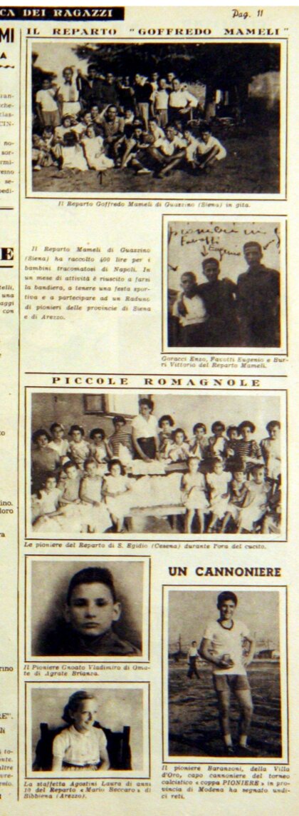 Stafetta di Agrate Brianza MB Pioniere n37 del 21 settembre 1952