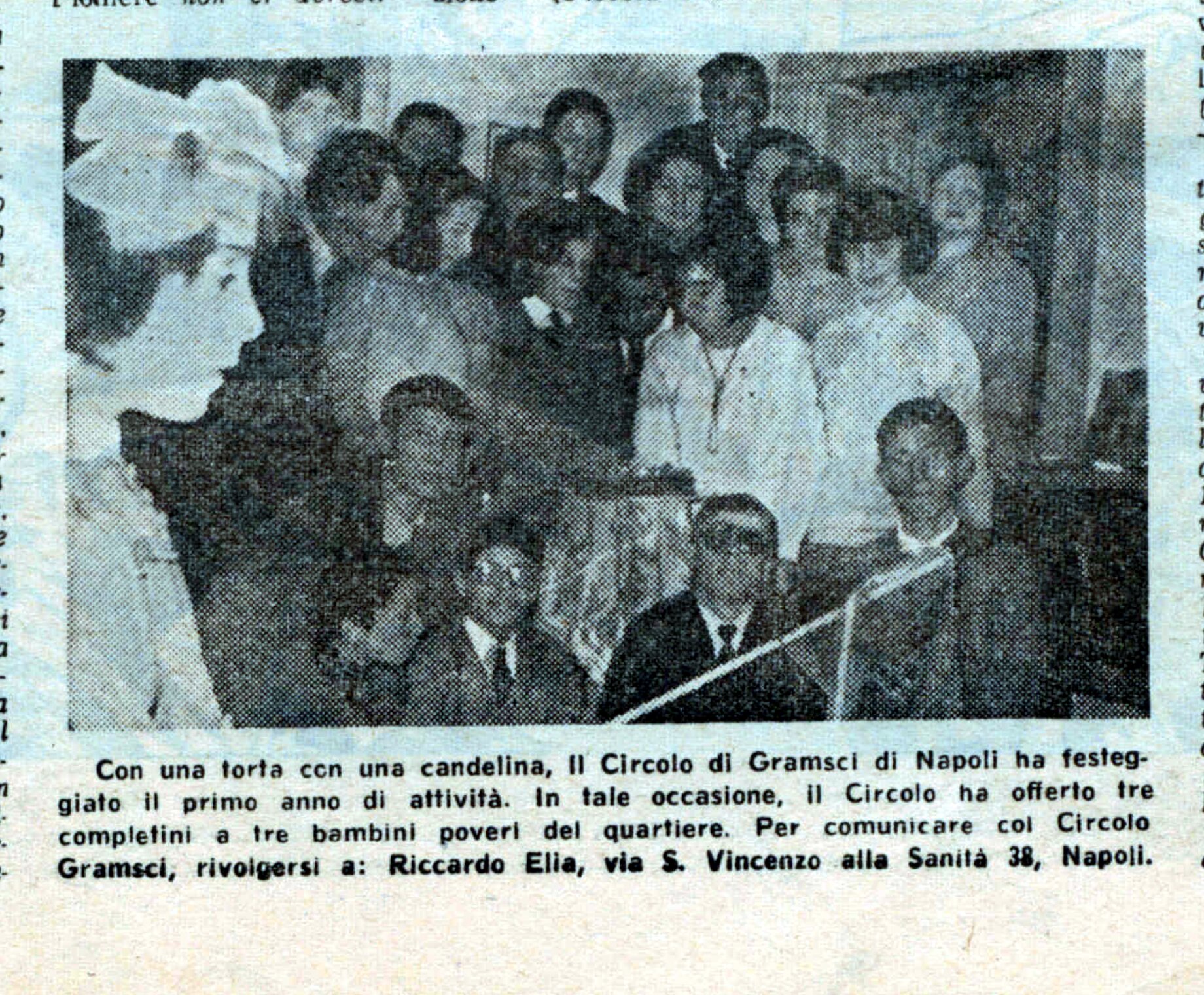 Circolo Gramsci Napoli Pioniere dellUnita n.9 3 marzo 1966