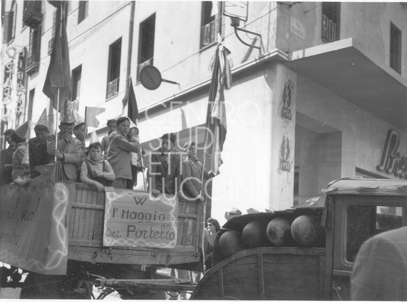 manifestazione primo maggio 1950 1955 PD