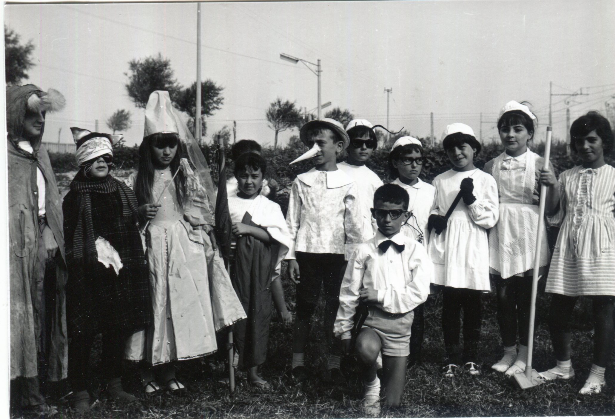 Festa di carnevale dei Pionieri a Pesaro primi anni 50