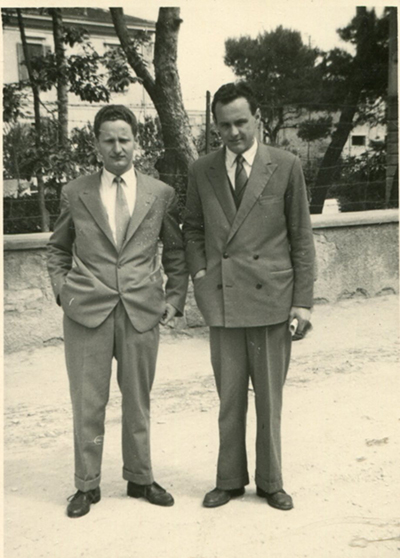 Trebbi Luciano e Carlo Pagliarini API a Pesaro via Bertozzini anni 50