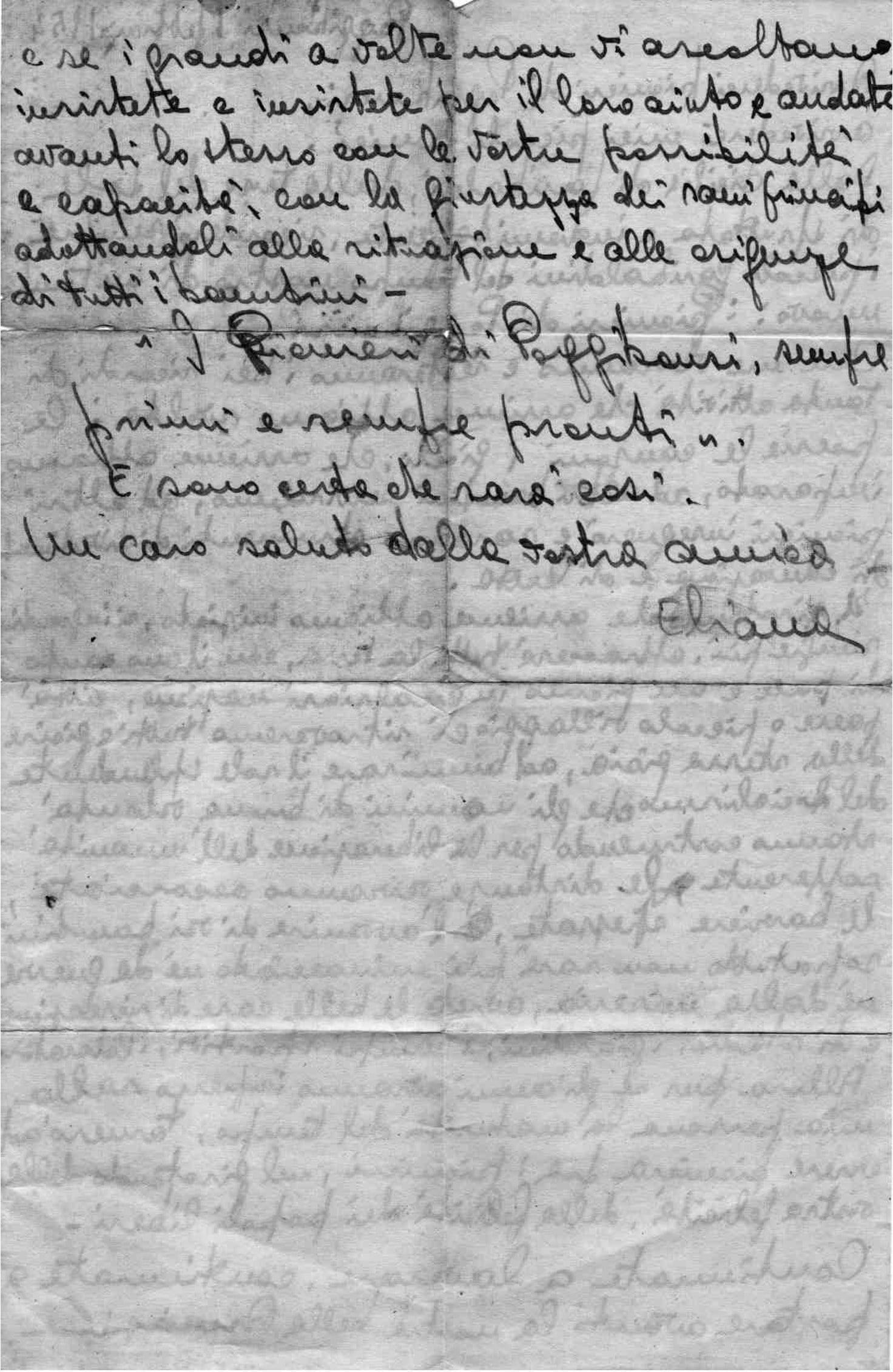 lettera del 1954 di saluto al grp API Poggibonsi 00002