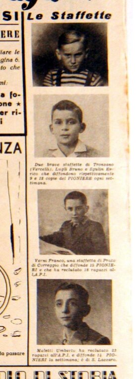 Staffetta di Prato Pioniere n41 del 21 ottobre 1951