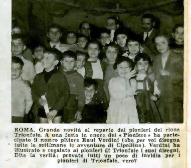 Pionieri a Trionfale Pioniere n.1 1 gennaio 1956