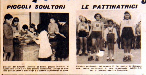 Reparto Carducci scultori Pioniere n.27 8 luglio 1951