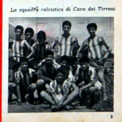 Calcio a Cava dei Tirreni Pioniere n. 34 30 agosto 1959