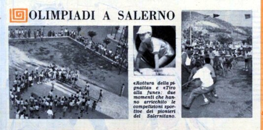 Olimpiadi dei Pionieri a Salerno Pioniere n. 39 5 ottobre 1958