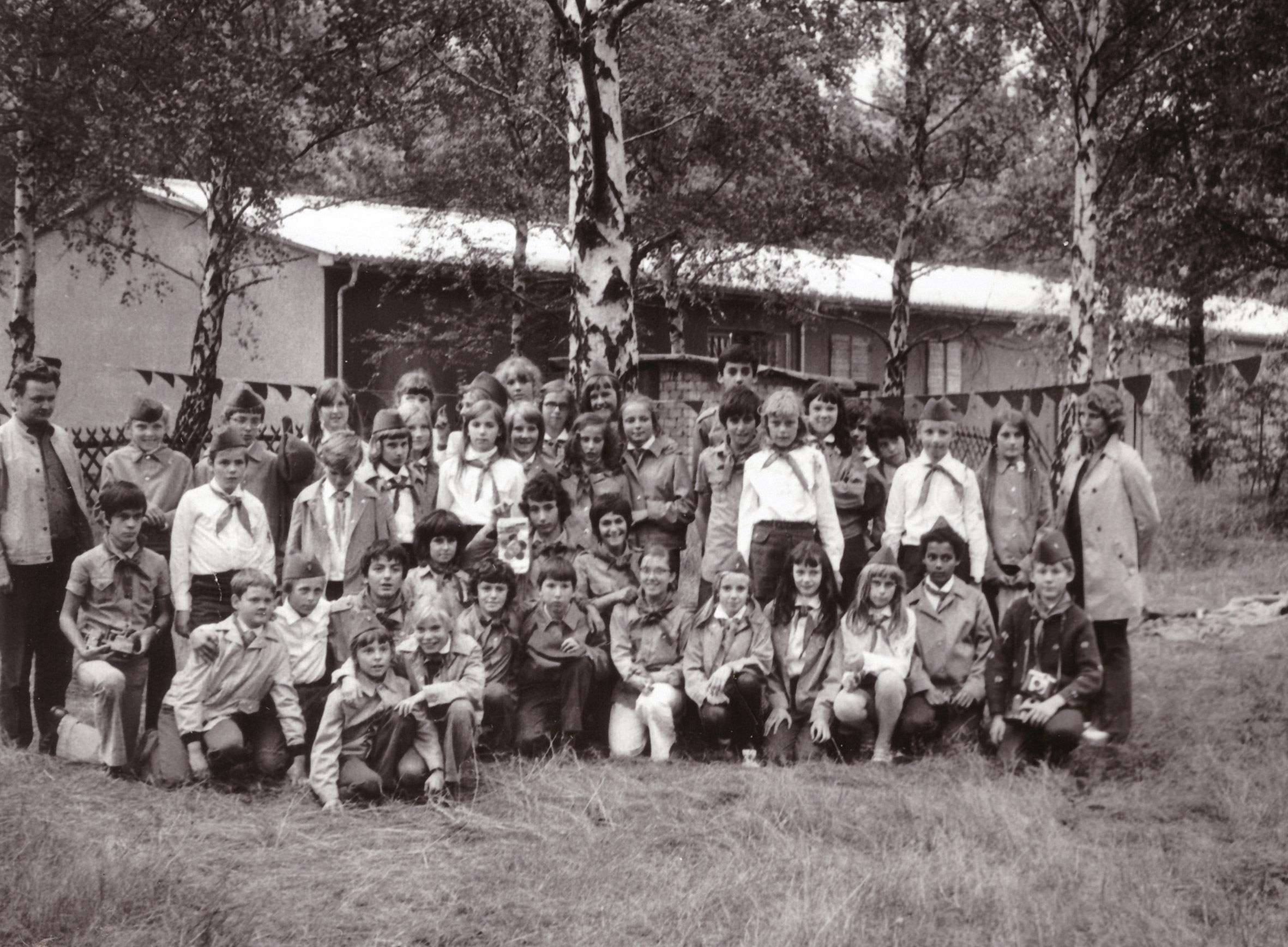 1973 incontro con pionieri di Lipsia DDR
