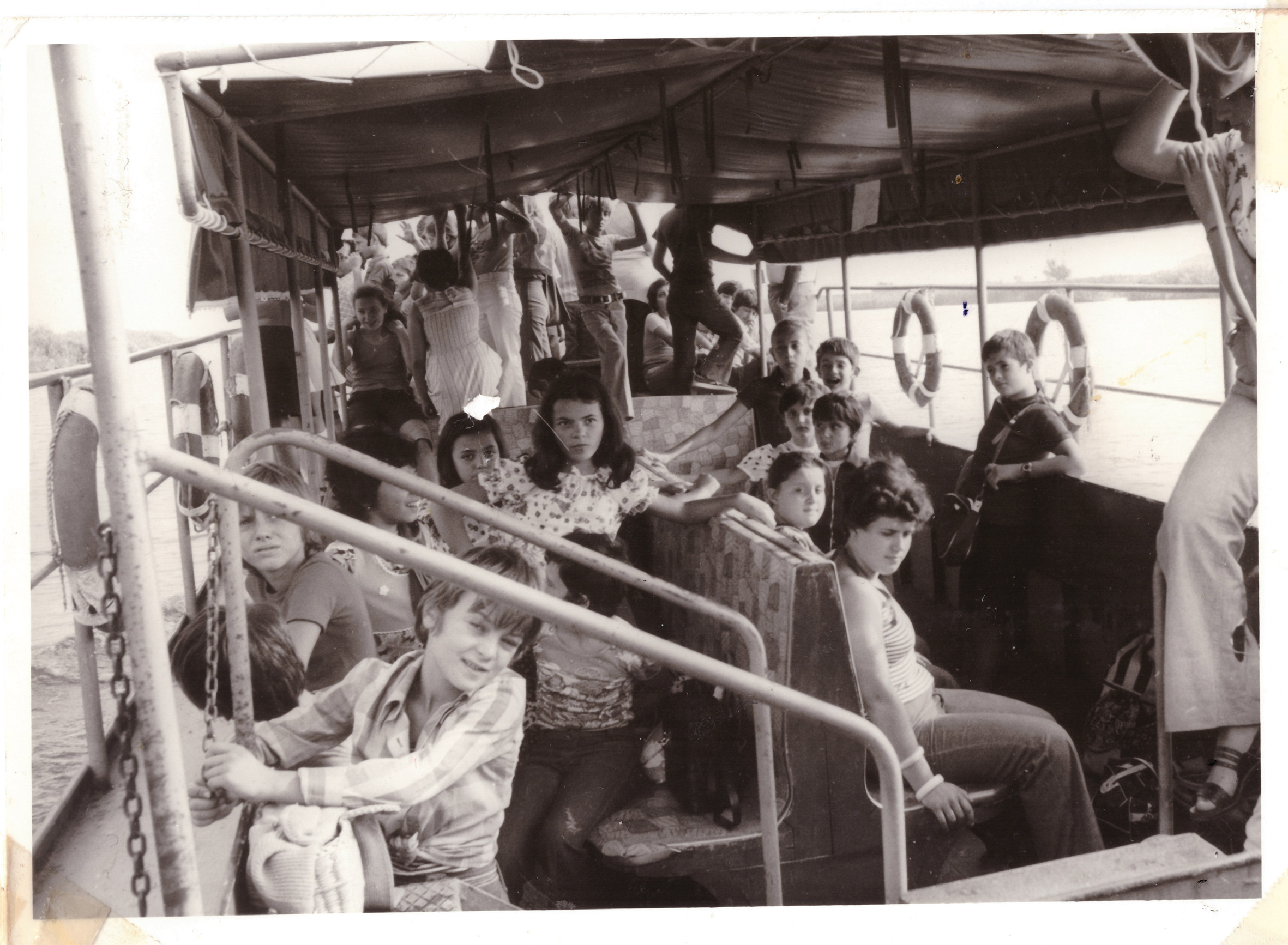 1974 settembre gita sul Po