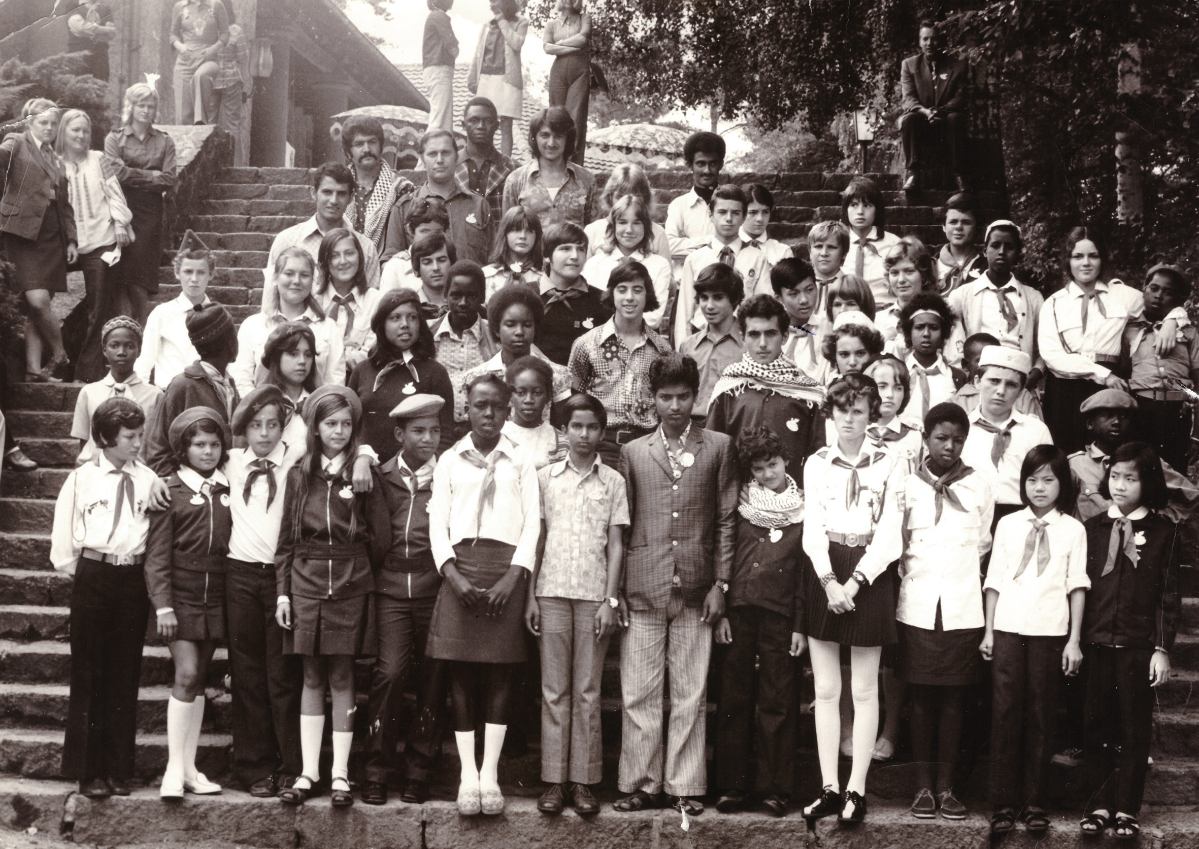 1975 DDR Adriano Guberti 14 anni ragazzi 30 nazioni Campeggio Wilhelm Piech