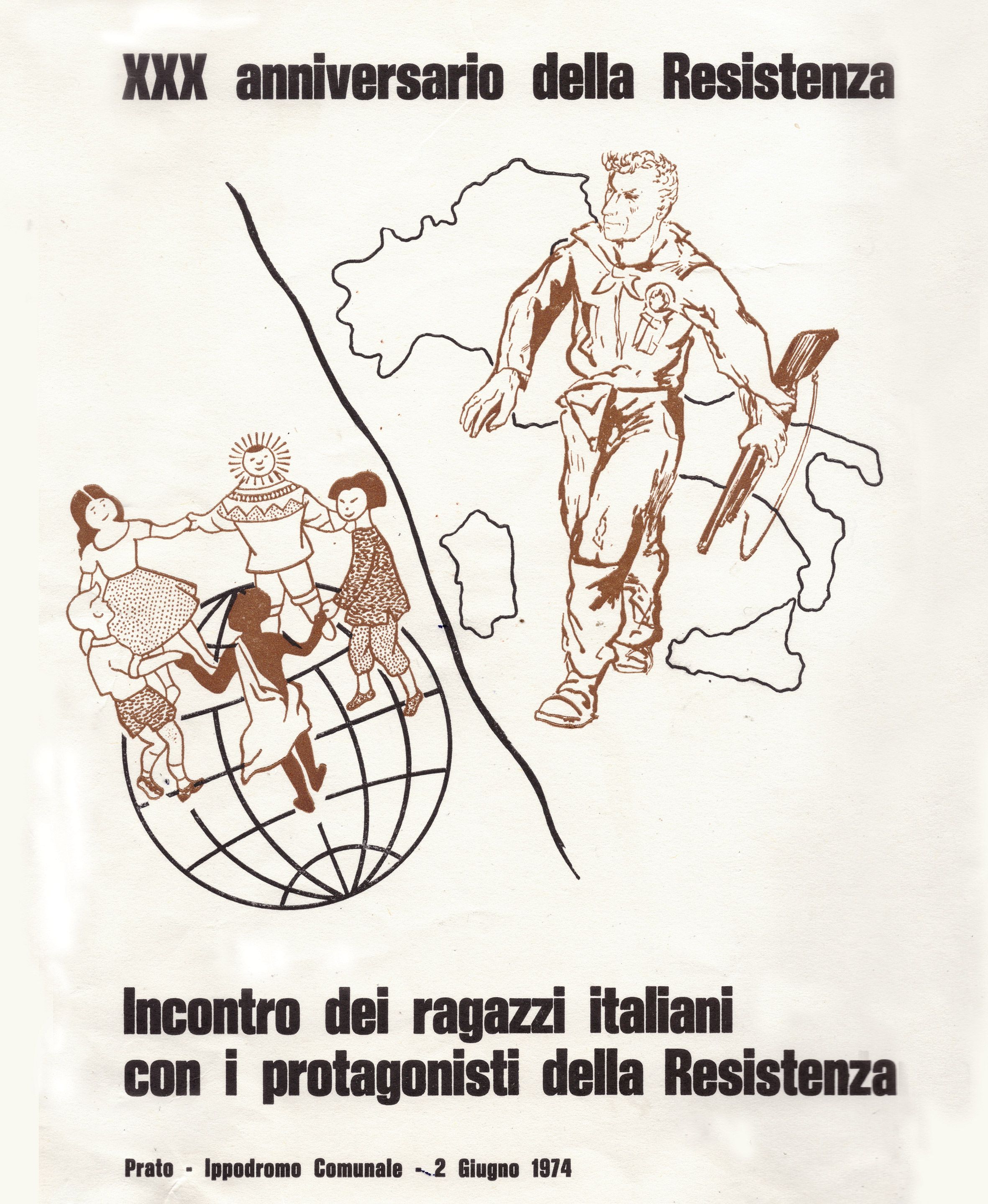 2 giugno 1974 locandina incontro con partigiani compressed
