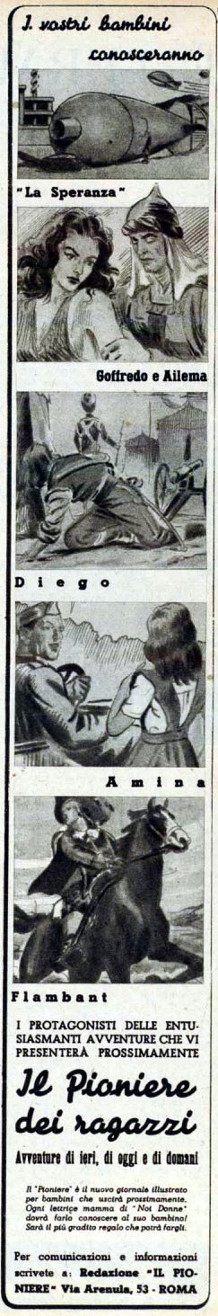 pubblicit su n 16 noi donne 1 ott 1947 x