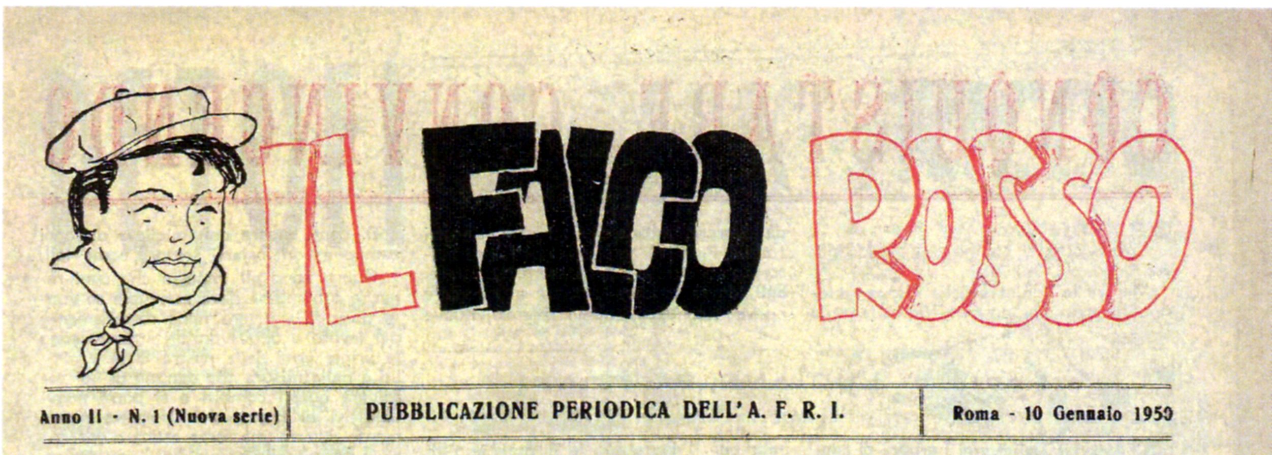 logo falco rosso