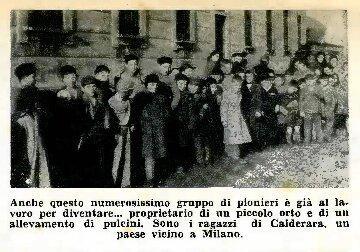 Orto API di Calderara - Pioniere n. 24  10 giugno 1956