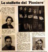Staffette di Bologna - Pioniere n. 5. 3 febbraio 1951