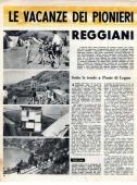 Vacanze dei Pionieri Reggiani pag 1 - Pioniere n1 40   9 ottobre 1960